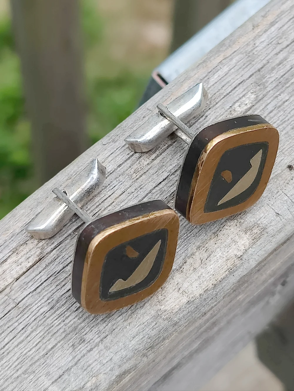 Vintage Sterling Silver Los Castillos Cufflinks